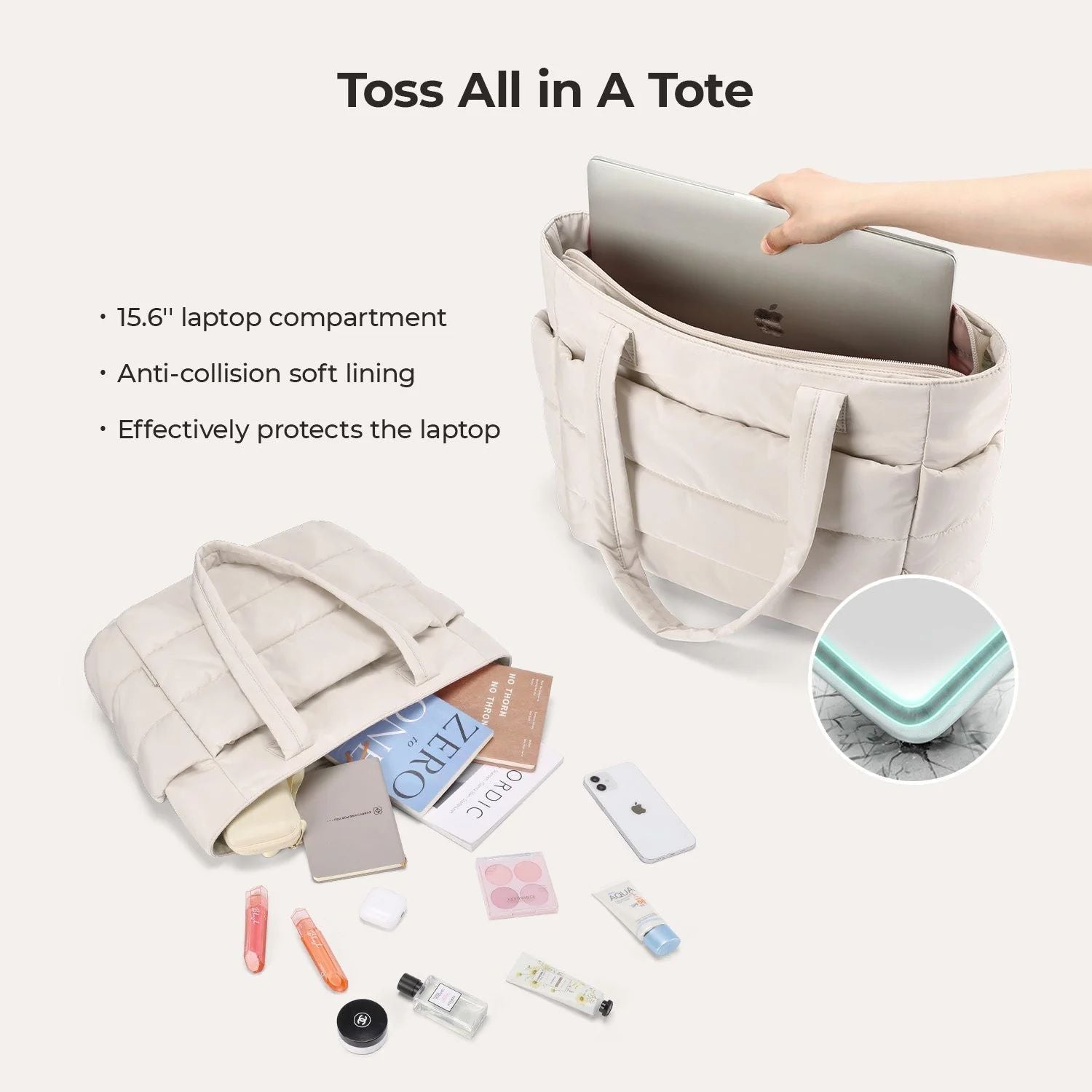 YAYA | Puffy Tote Bag