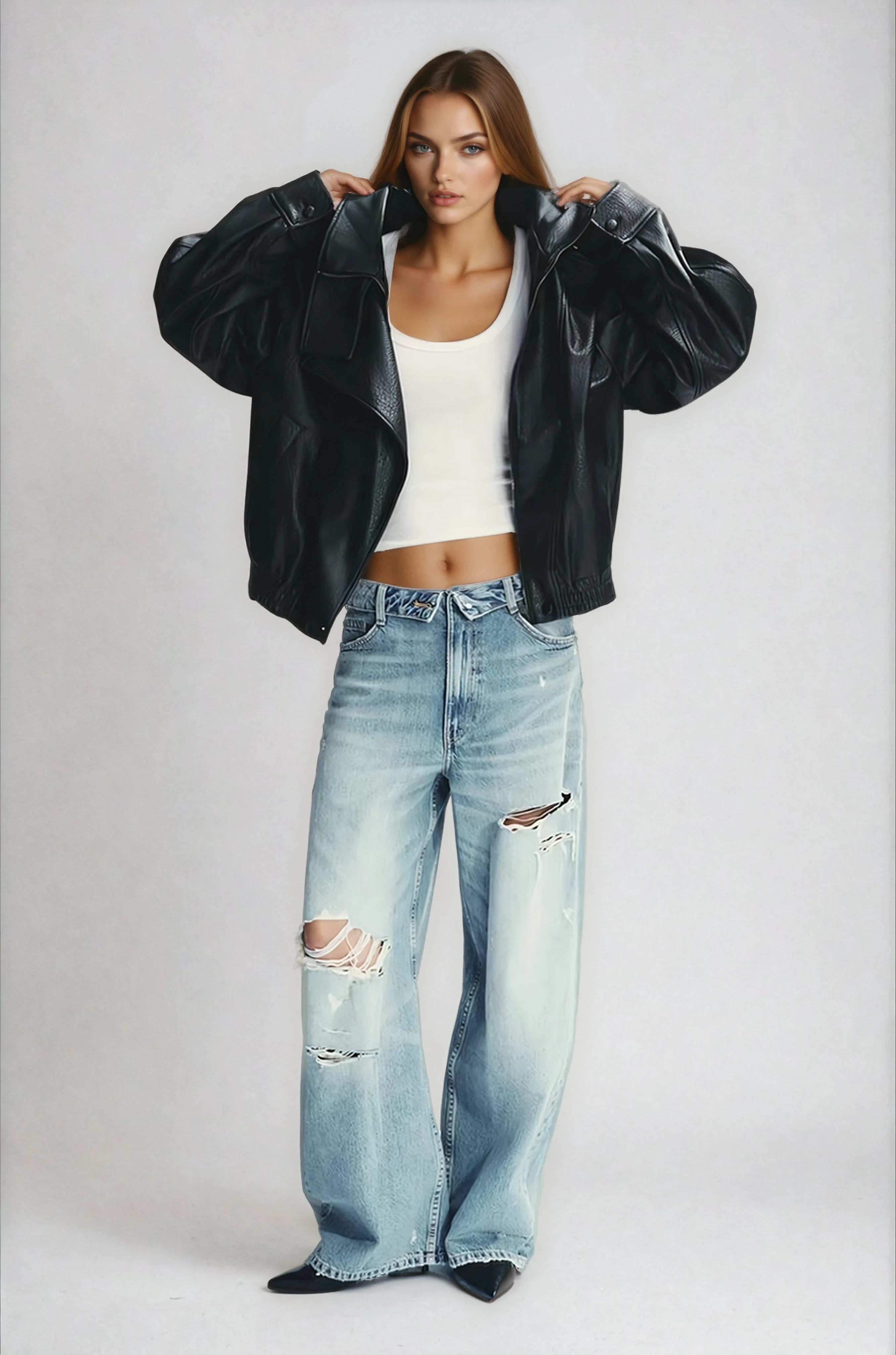 YAYA | Uptown Leather Jacket