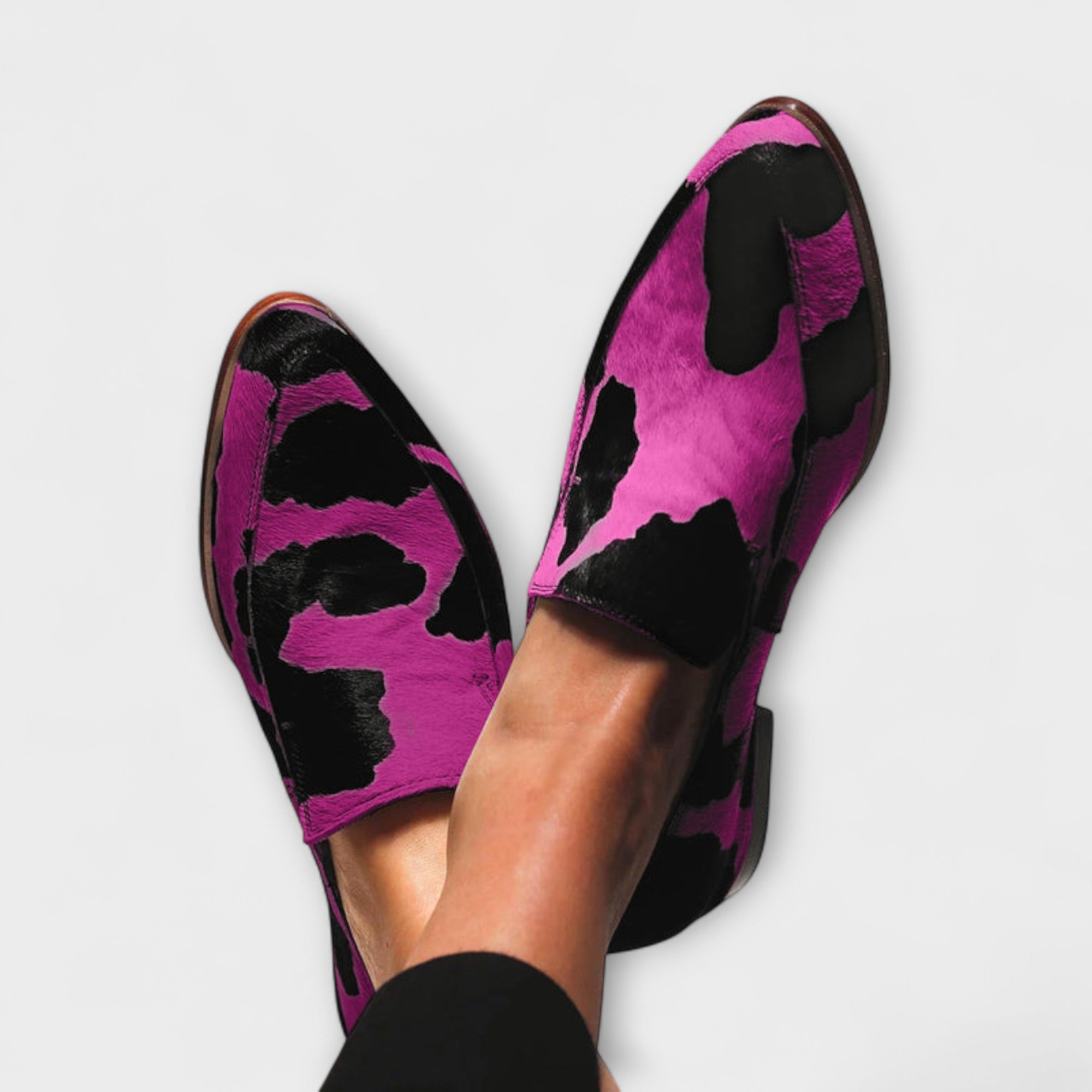 Paloma – Cow Print Espadrilles